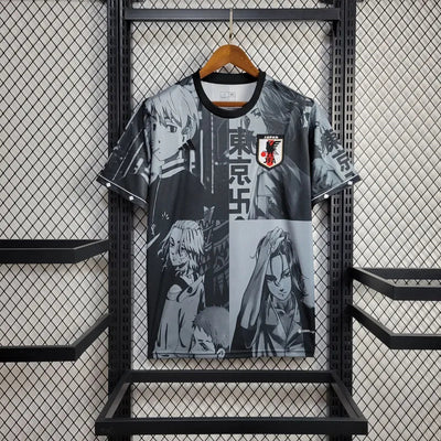 Camiseta negra de edición especial de Japón Tokio 2024