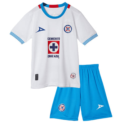 Kit infantil Cruz Azul Visitante 2024/2025 