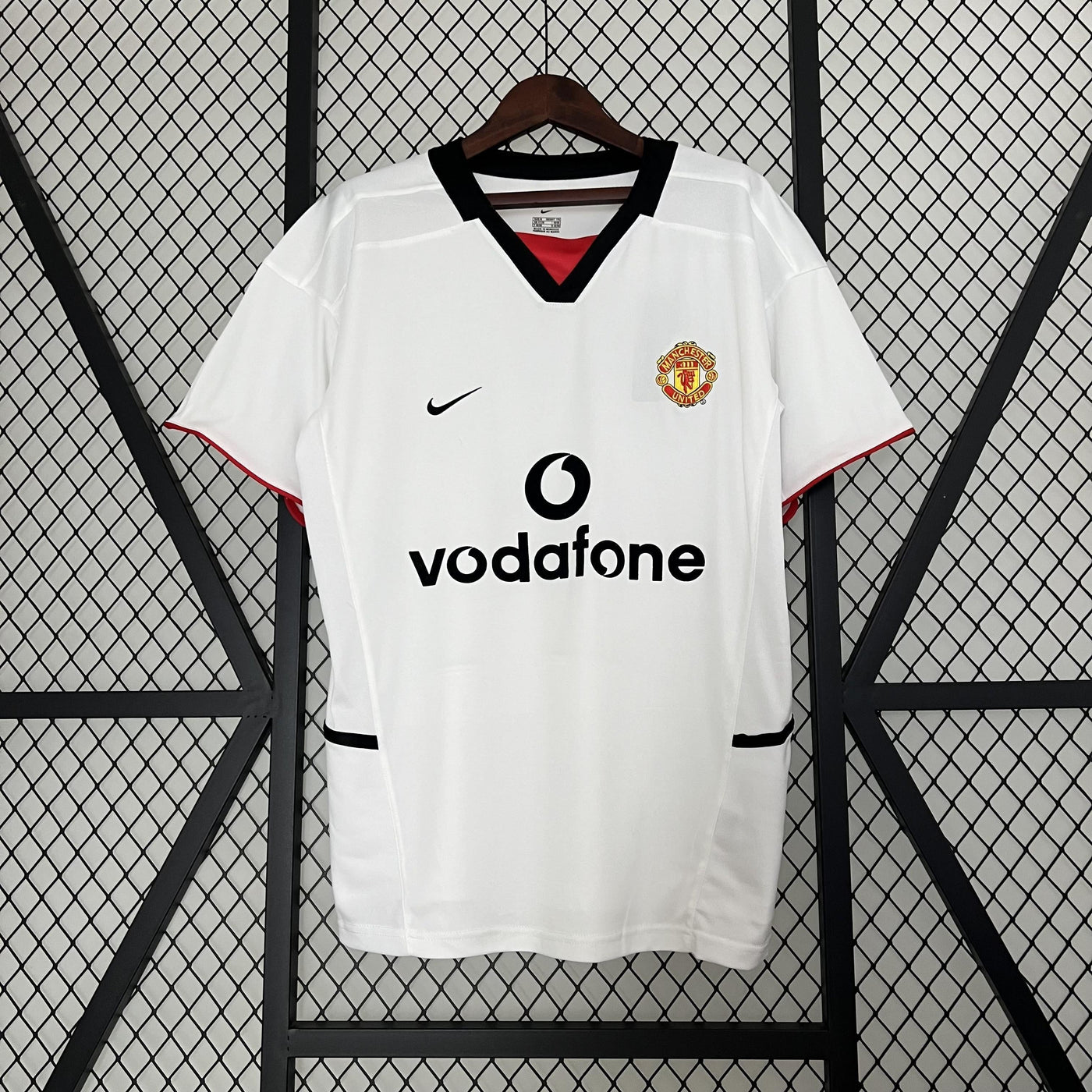 Manchester United Retro blanco 2002/03