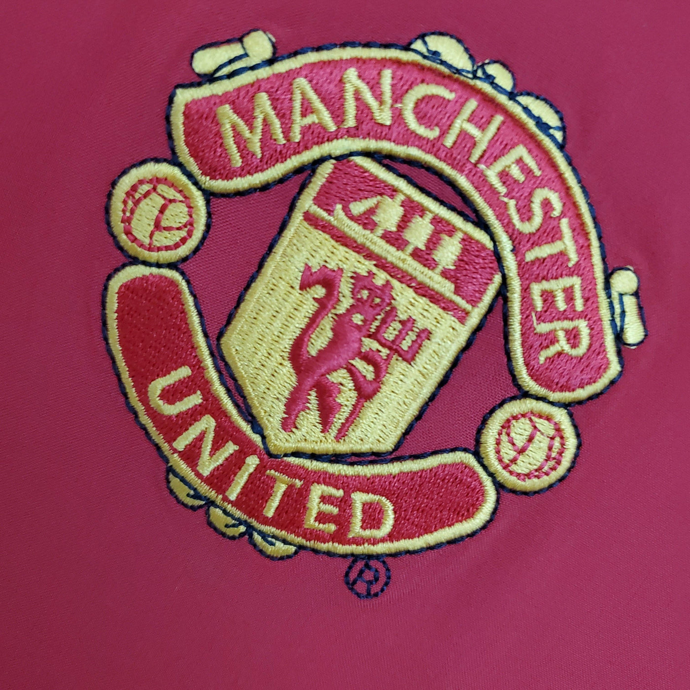 Camiseta retro del centenario del Manchester United (local) 2002/04