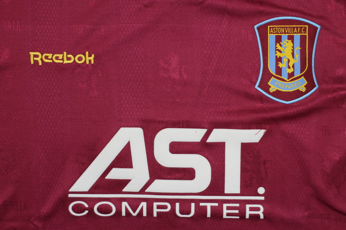 Camiseta retro de local del Aston Villa 1995/1996