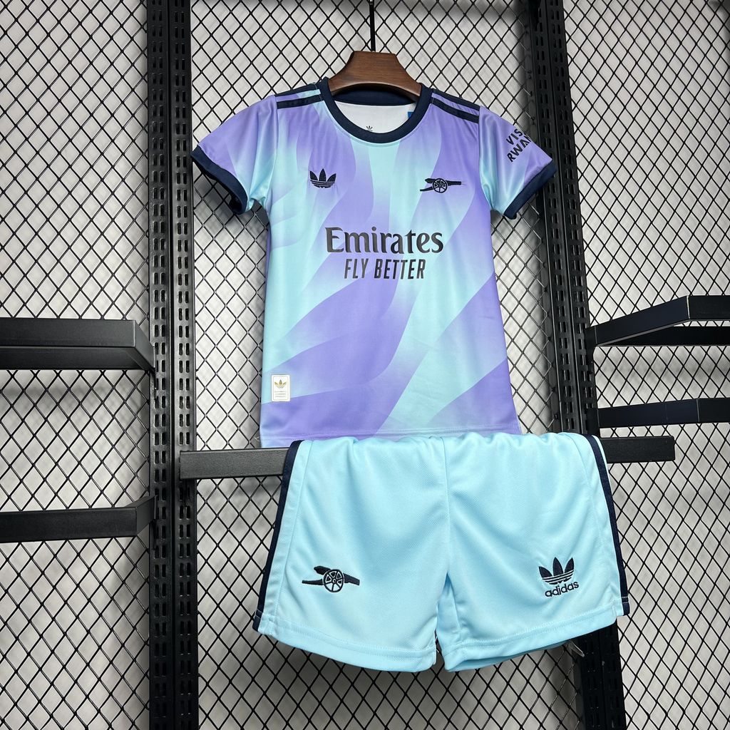 Tercera equipación infantil del Arsenal 2024/2025