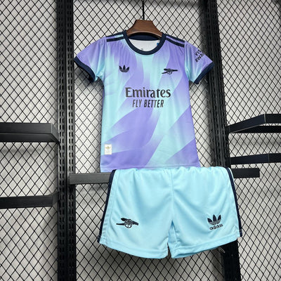 Tercera equipación infantil del Arsenal 2024/2025