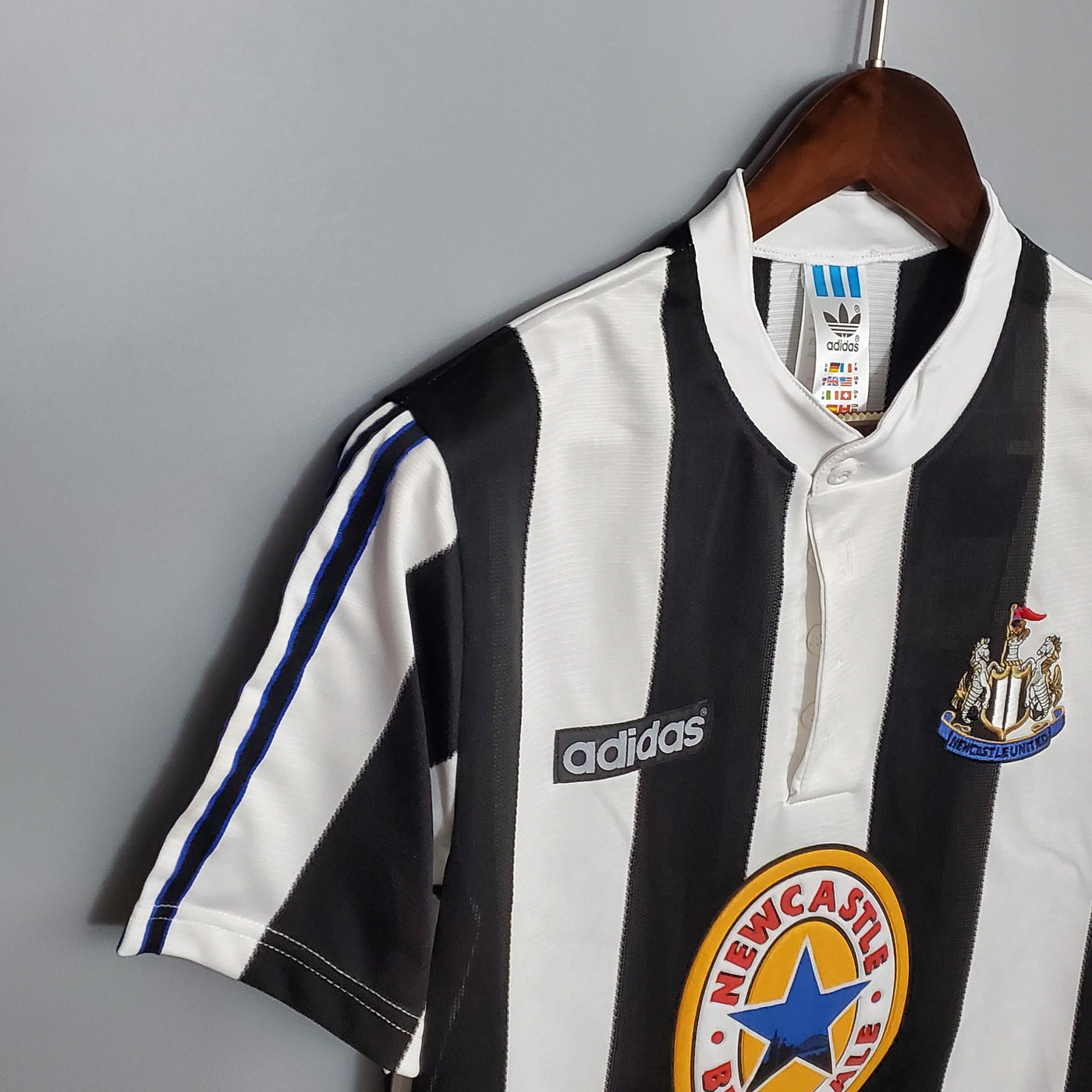 Camiseta retro de local del Newcastle 1995/1997