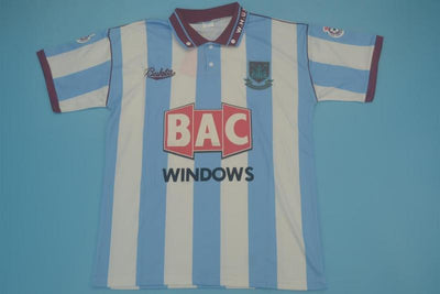 Camiseta retro de visitante del West Ham United 1991/1992