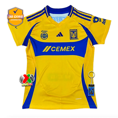 Camiseta Tigres Local Mujer Fan 2024/2025 