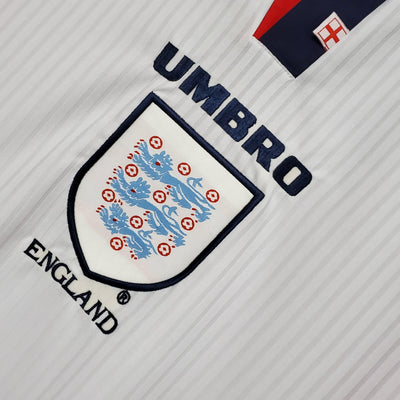Camiseta retro de local de Inglaterra 1998 - Manga larga