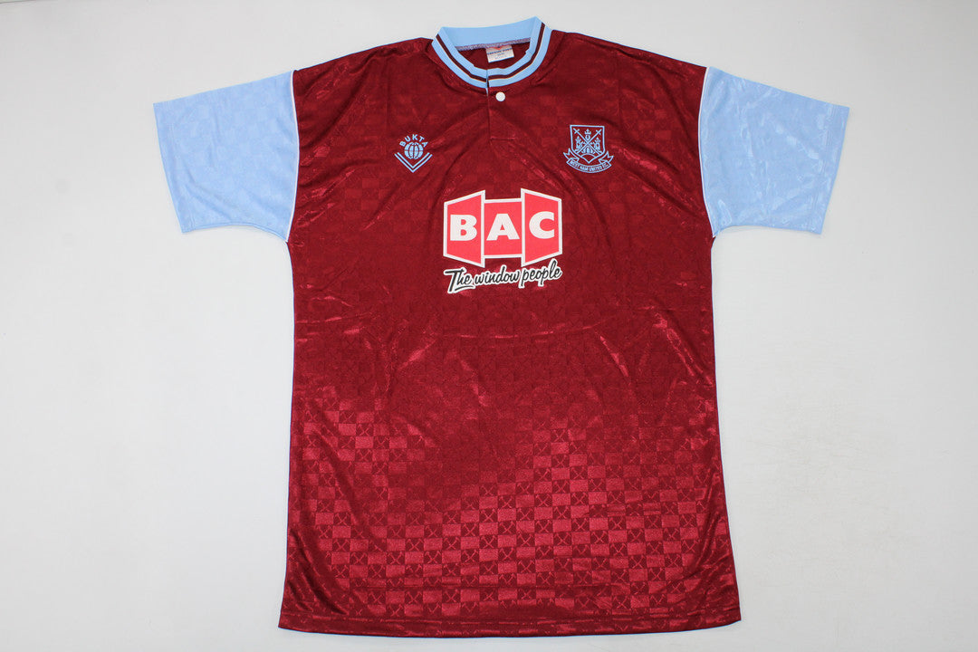 Camiseta retro de local del West Ham United 1989/1990