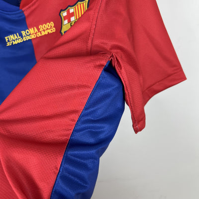 Camiseta retro local del Barcelona de la UEFA Champions League 2008/2009