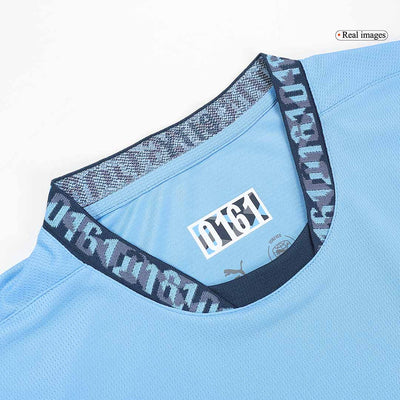 Camiseta local del Manchester City 2024/2025 - Blanco y azul