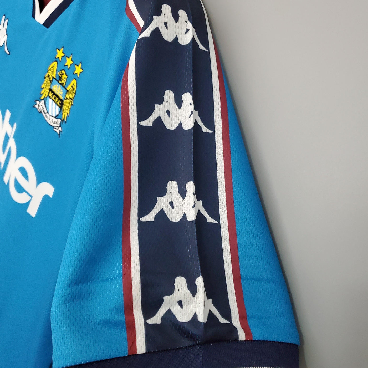 Camiseta retro local del Manchester City 1997/99