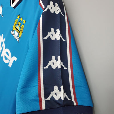 Camiseta retro local del Manchester City 1997/99