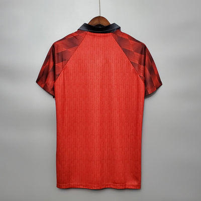 Camiseta retro local del Manchester United de 1996