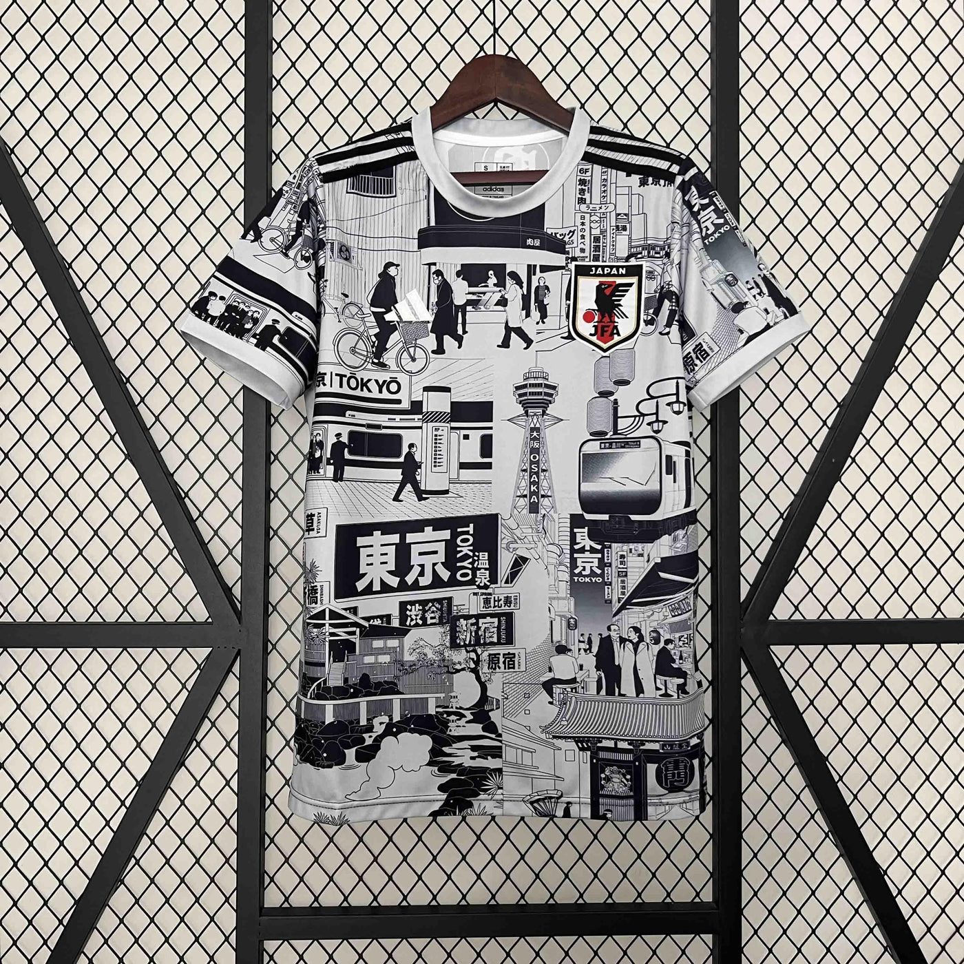 Camiseta gris de edición especial de Japón Tokio 2024