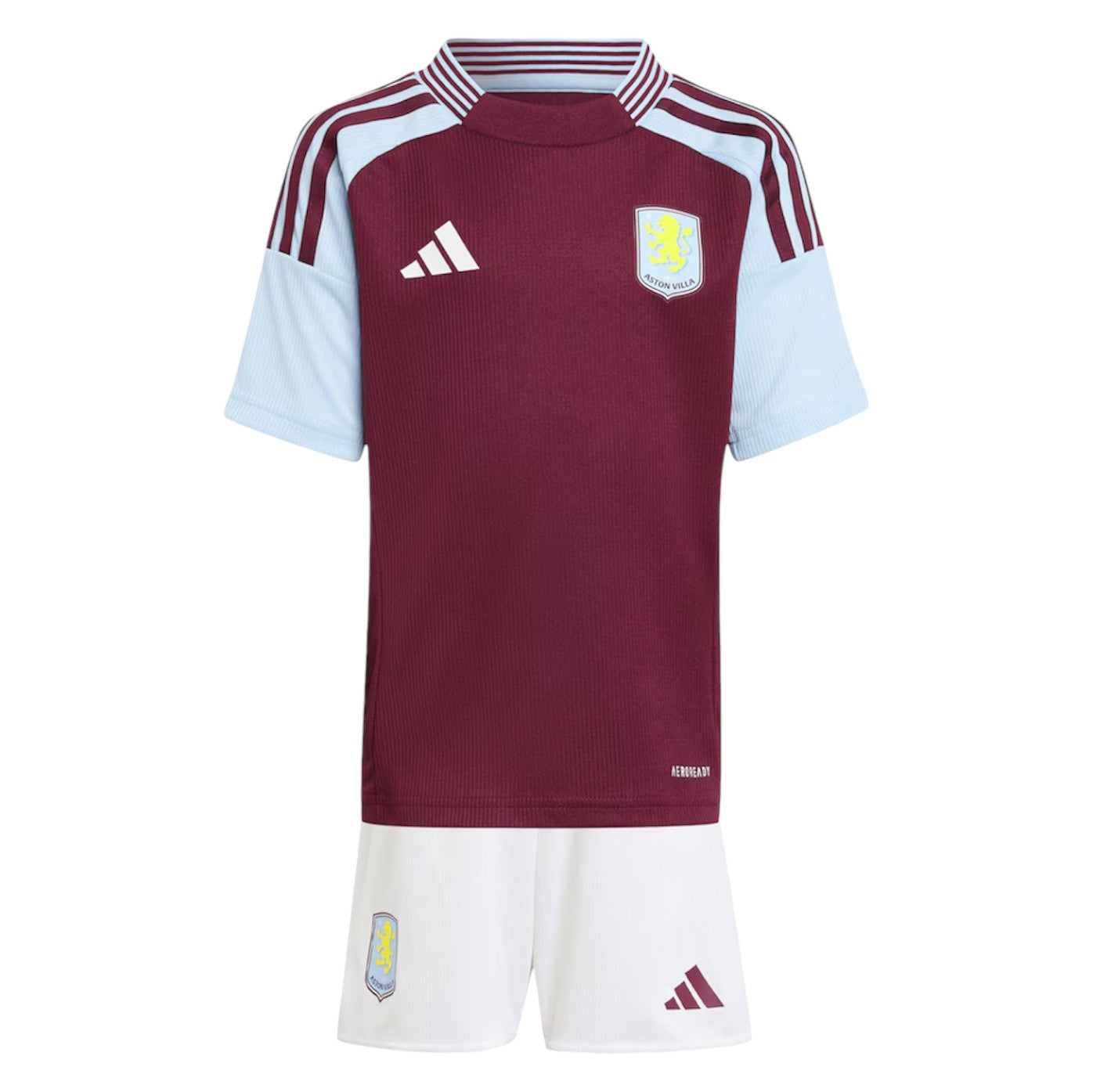 Kit local del Aston Villa para niños 2024/2025
