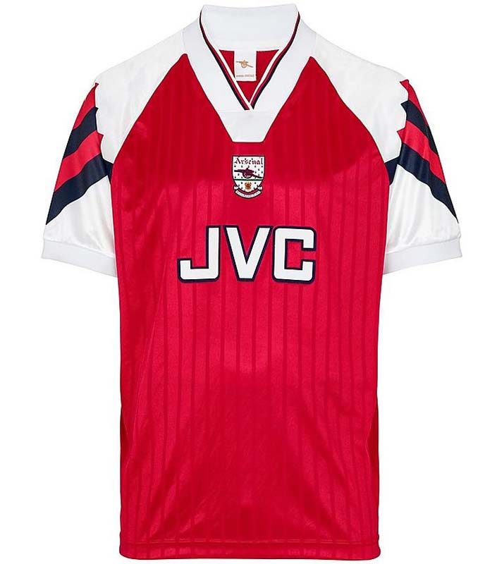 Camiseta retro de visitante del Arsenal 1993/94