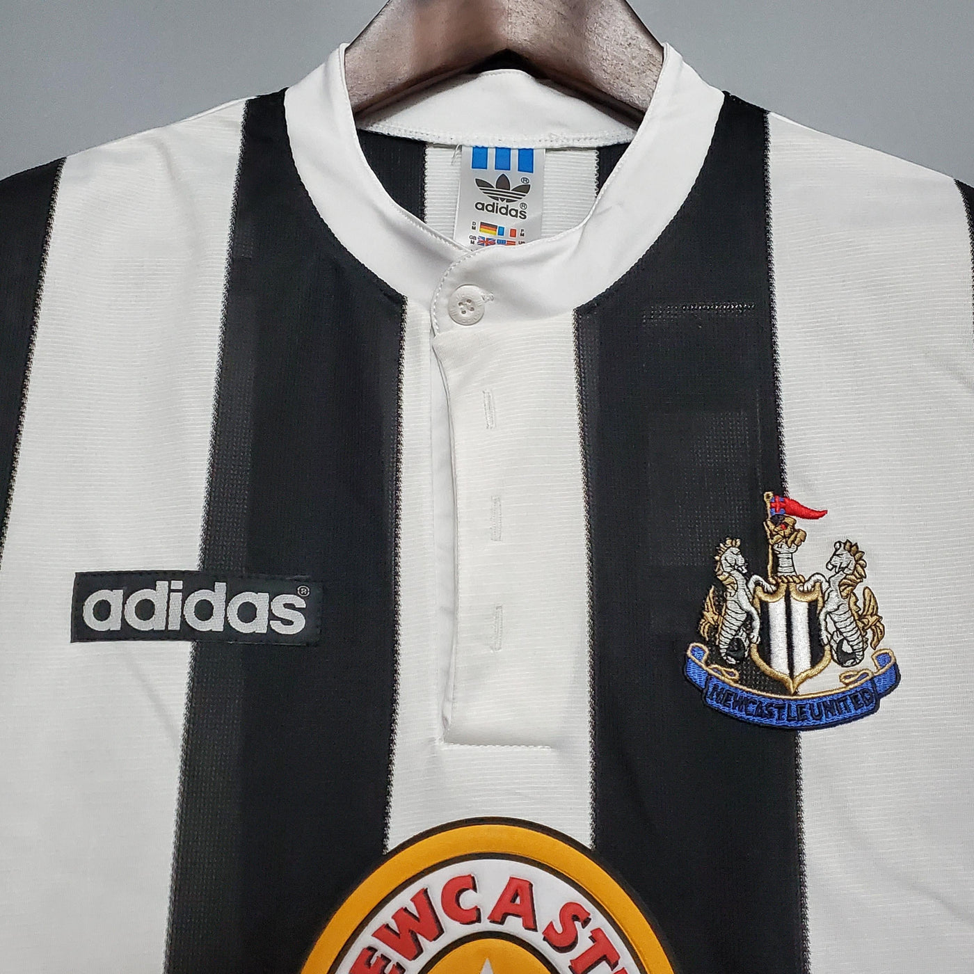 Camiseta retro de local del Newcastle 1995/1997