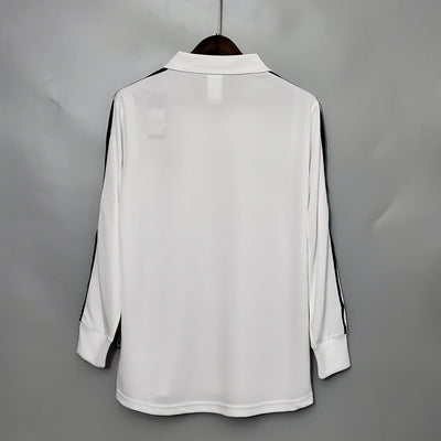 Camiseta retro de local del Real Madrid 2002 - Manga larga