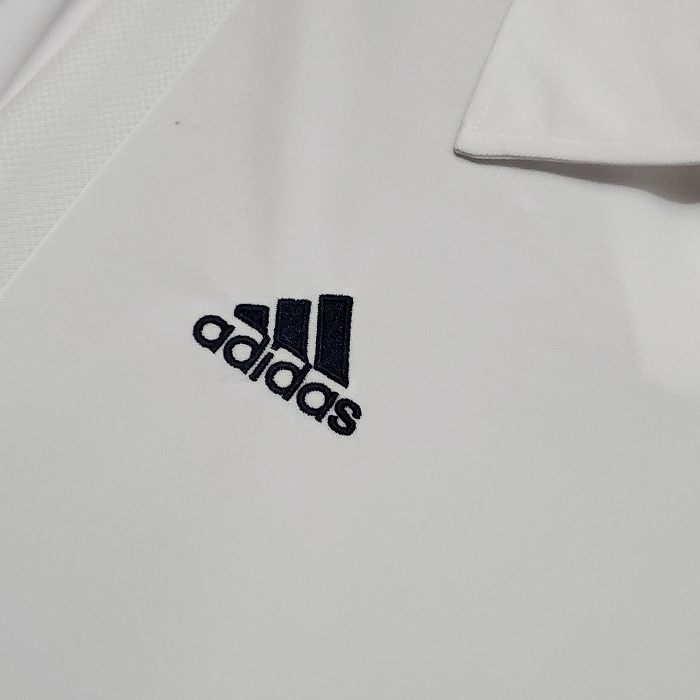 Camiseta retro de local del Real Madrid 2002 - Manga larga