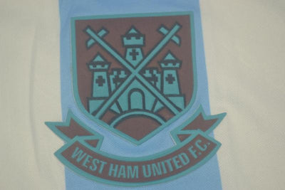 Camiseta retro de visitante del West Ham United 1991/1992