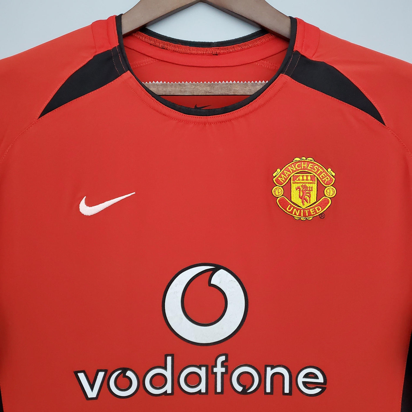 Camiseta retro del centenario del Manchester United (local) 2002/04