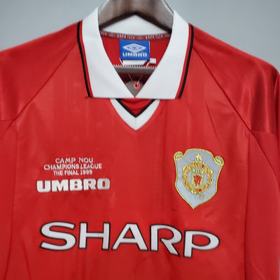 Camiseta retro local del Manchester United 1999/00