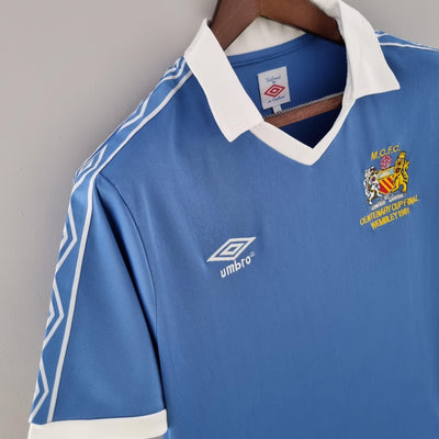 Camiseta retro local del Manchester City 1981/82