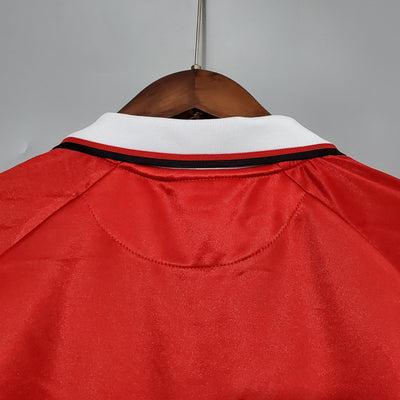 Camiseta retro local del Manchester United 1999/00 - Manga larga