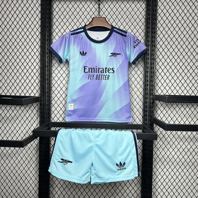 Tercera equipación infantil del Arsenal 2024/2025