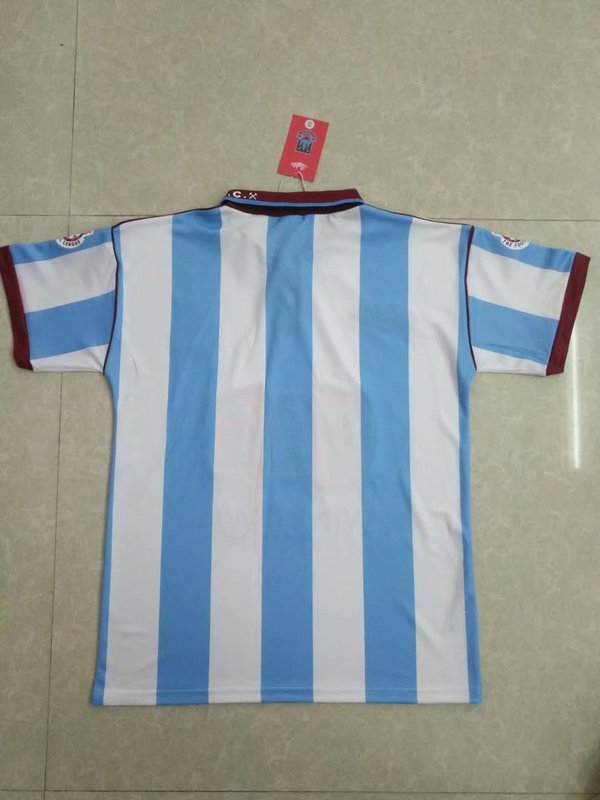 Camiseta retro de visitante del West Ham United 1991/1992
