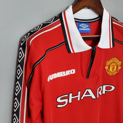Camiseta retro local del Manchester United del centenario 1998/99