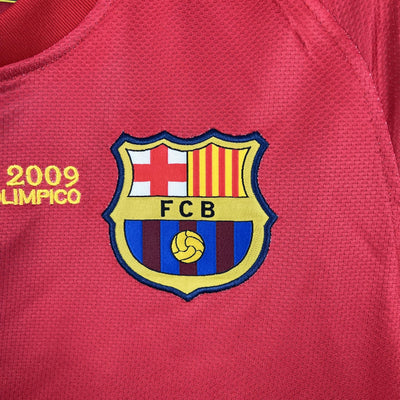 Camiseta retro local del Barcelona de la UEFA Champions League 2008/2009