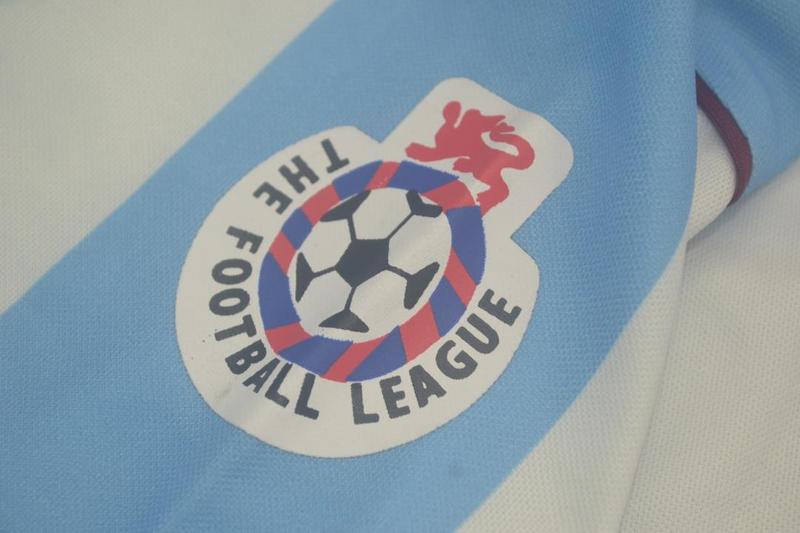 Camiseta retro de visitante del West Ham United 1991/1992