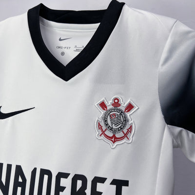 Kit local del Corinthians para niños 2024/2025