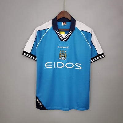 Camiseta retro de visitante del Manchester City 1999/2001