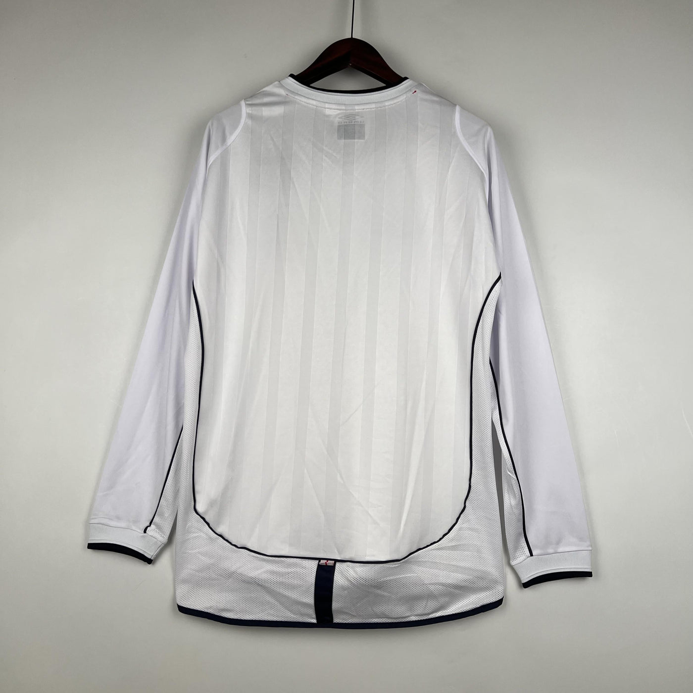 Camiseta retro de local de Inglaterra 2002 - Manga larga