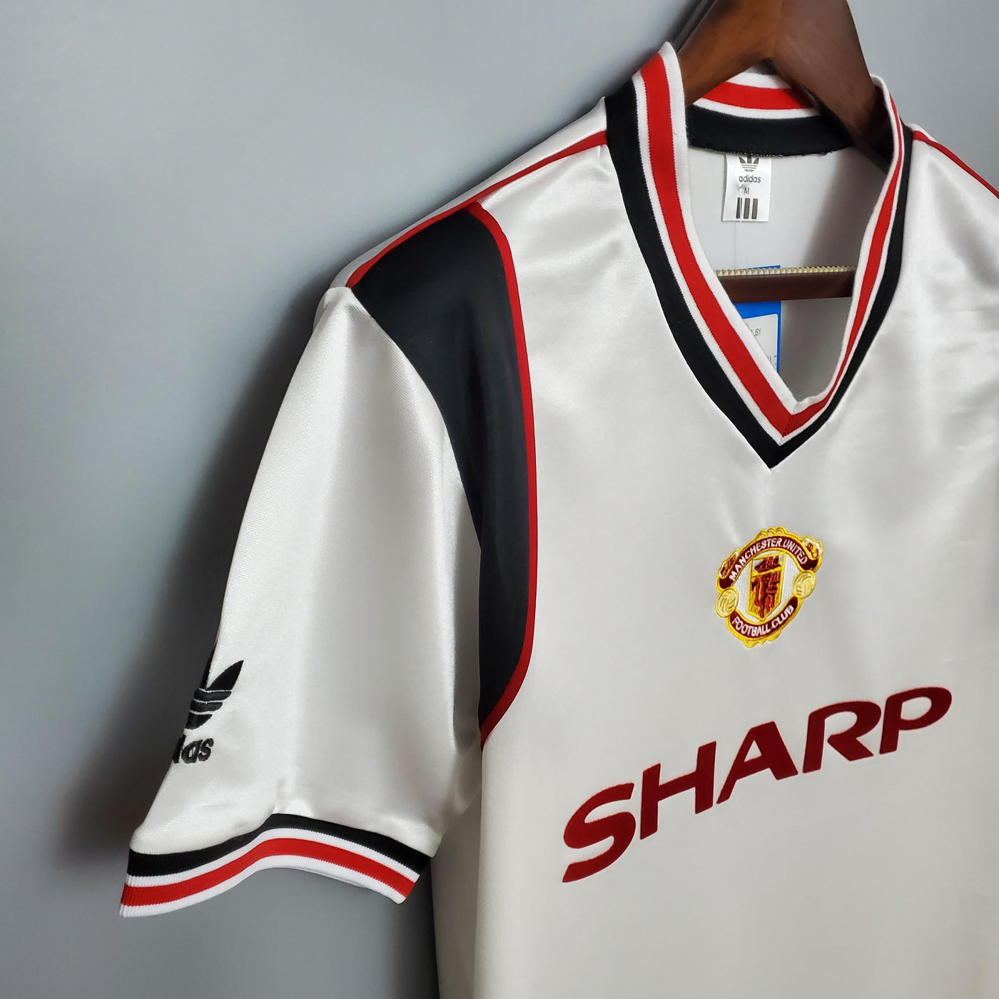 Manchester United Retro blanco 1985