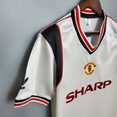 Manchester United Retro blanco 1985