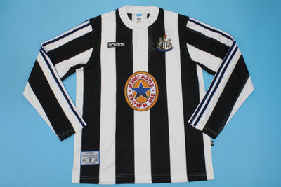 Camiseta retro local del Newcastle 1995/1997 - Manga larga