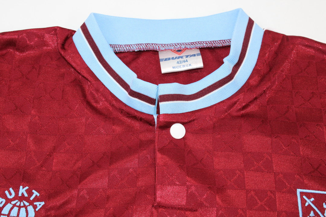 Camiseta retro de local del West Ham United 1989/1990