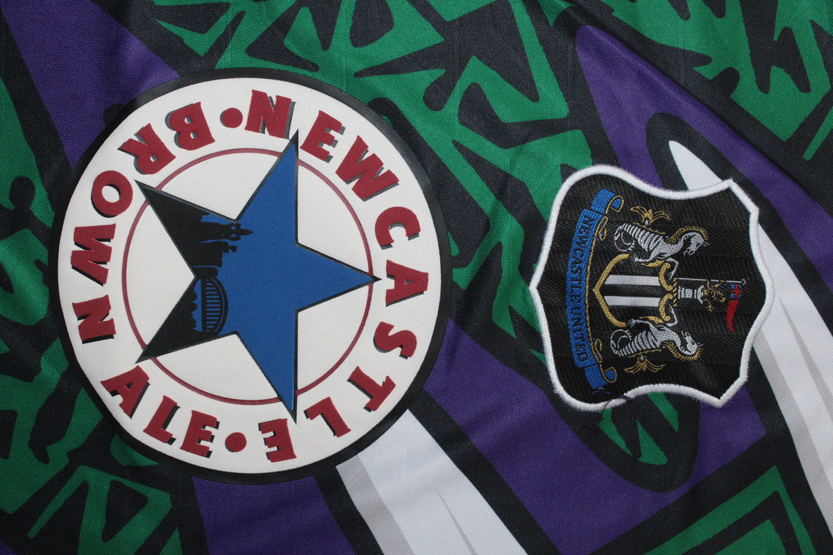 Camiseta retro local del Newcastle 1995/1996, portero, morado - Manga larga