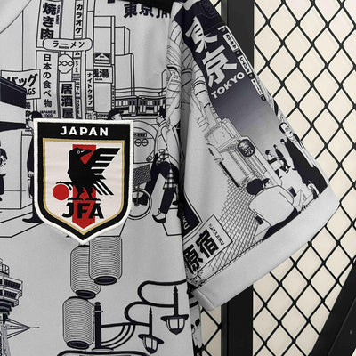 Camiseta gris de edición especial de Japón Tokio 2024