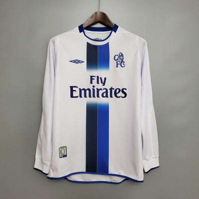Camiseta retro visitante del Chelsea 2003/05 - Manga larga