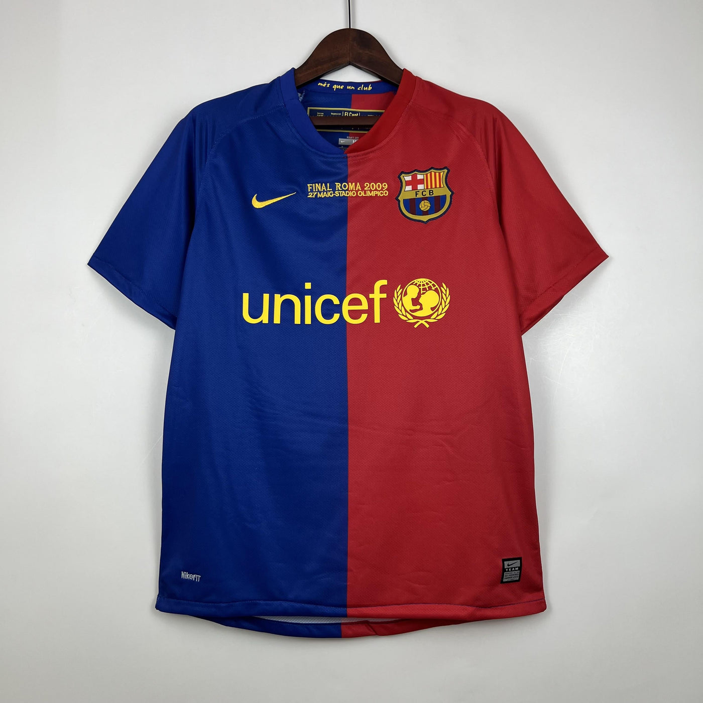 Camiseta retro local del Barcelona de la UEFA Champions League 2008/2009
