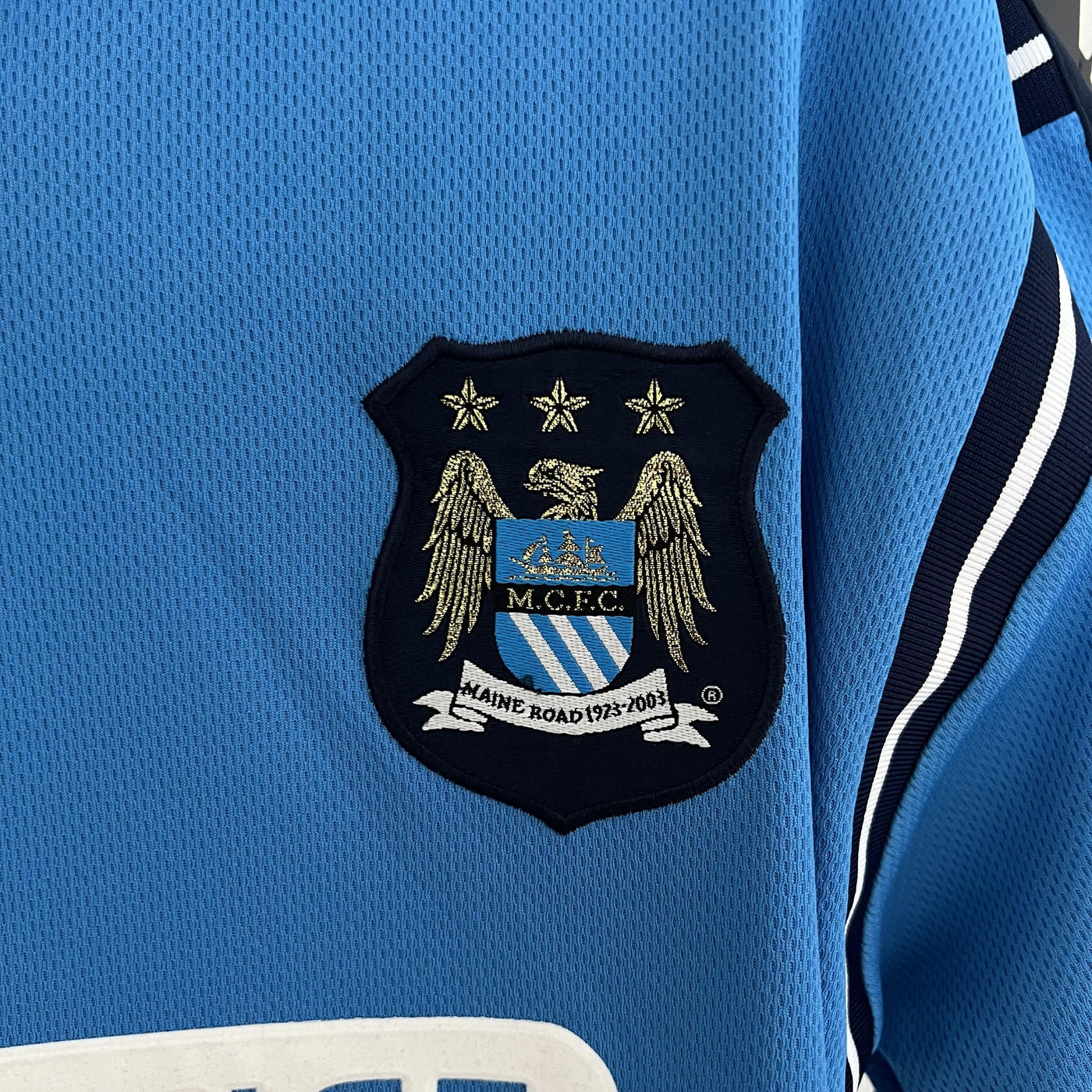 Camiseta retro local del Manchester City 2002/03