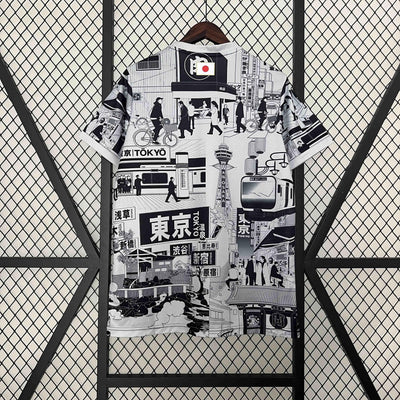 Camiseta gris de edición especial de Japón Tokio 2024