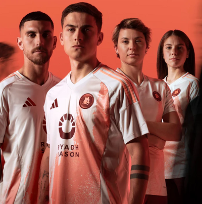 Camiseta de visitante de la AS Roma 2024/2025