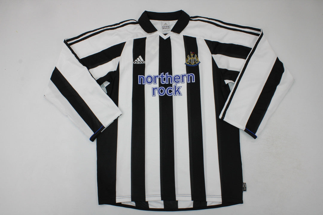 Camiseta retro local del Newcastle 2003/2005 - Manga larga