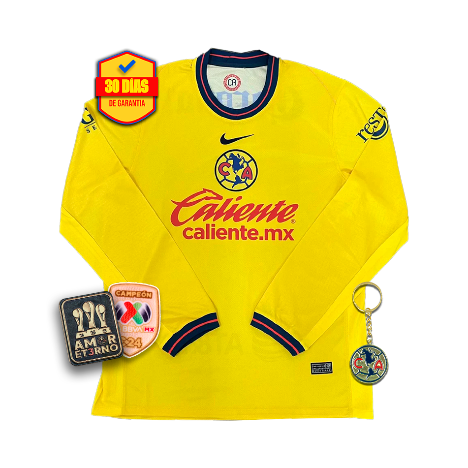 Camiseta Club América Manga Larga Local 2024/2025 