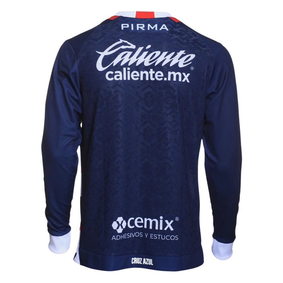 Camiseta de aficionado de manga larga de portero 2 de Cruz Azul 2024/25 